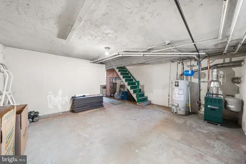 a view of storage and utility room