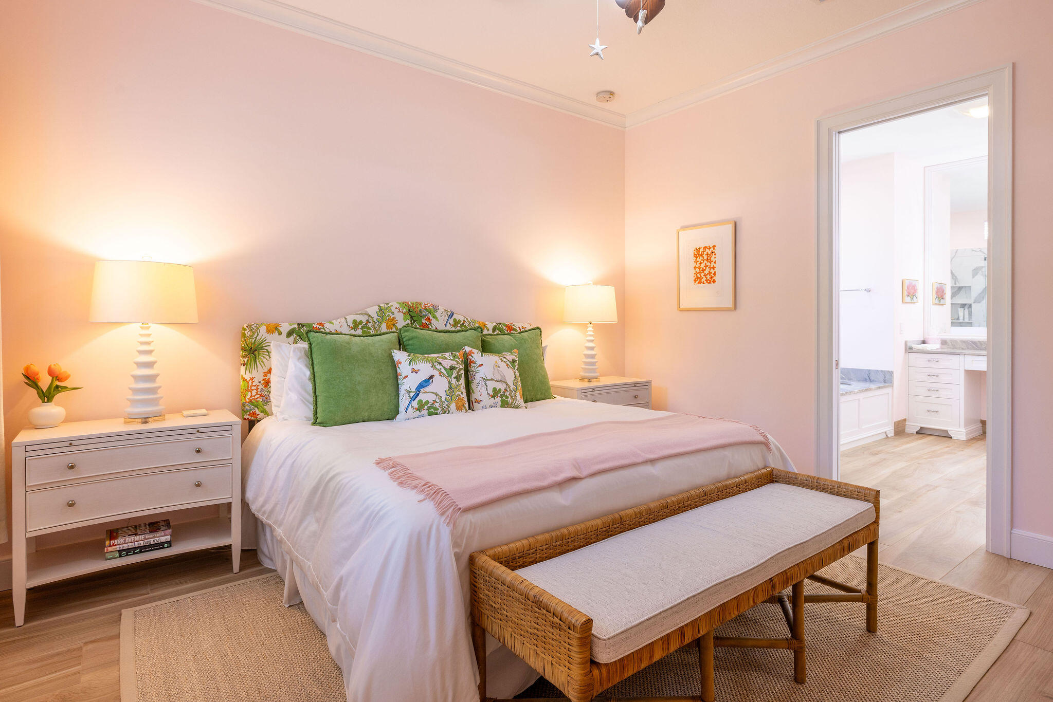 1037 Duval Street Jupiter, FL 33458 - Photo 19 of 47 a bedroom with a bed and wooden floor