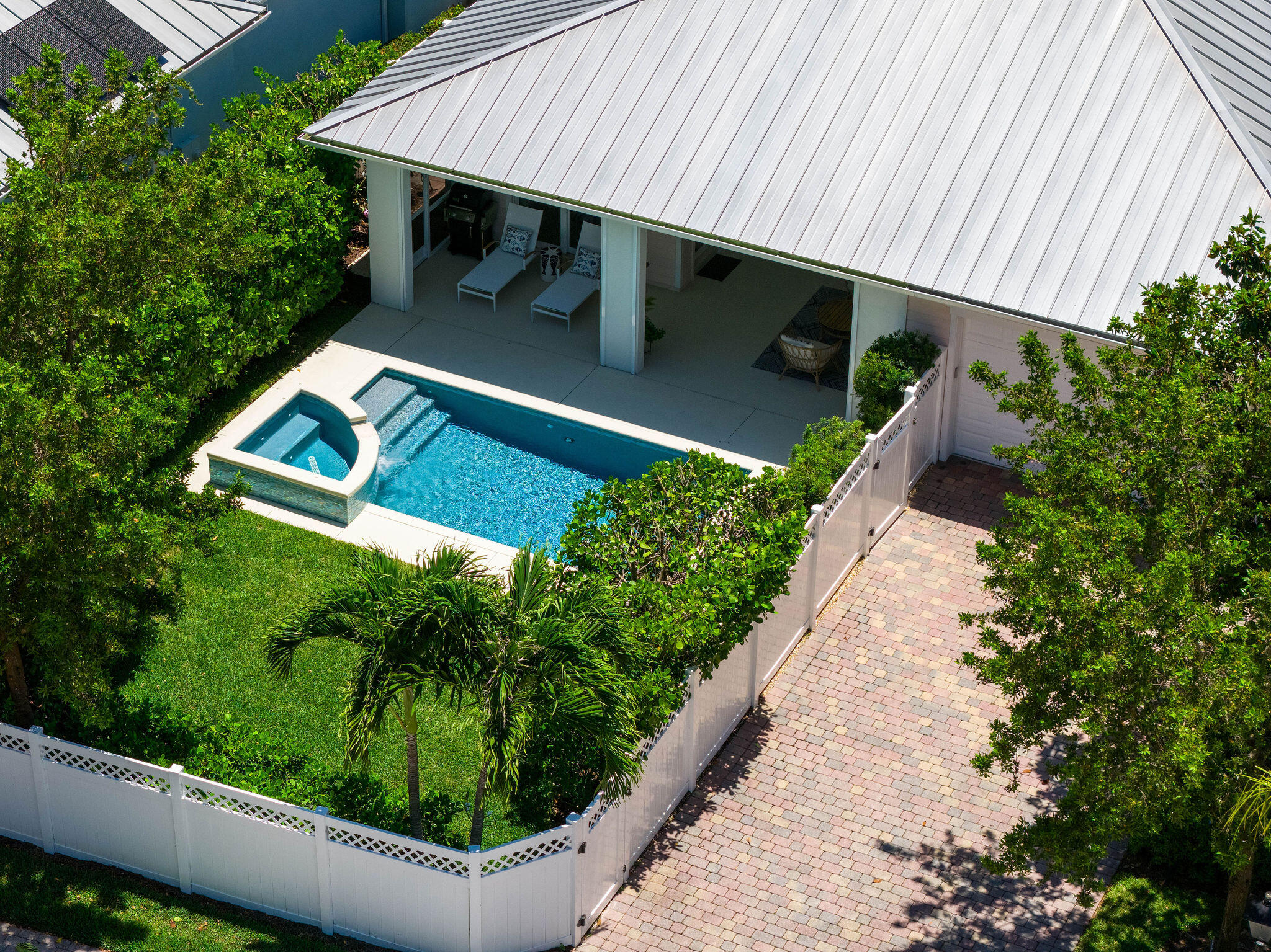 1037 Duval Street Jupiter, FL 33458 - Photo 2 of 47 a view of a backyard with plants