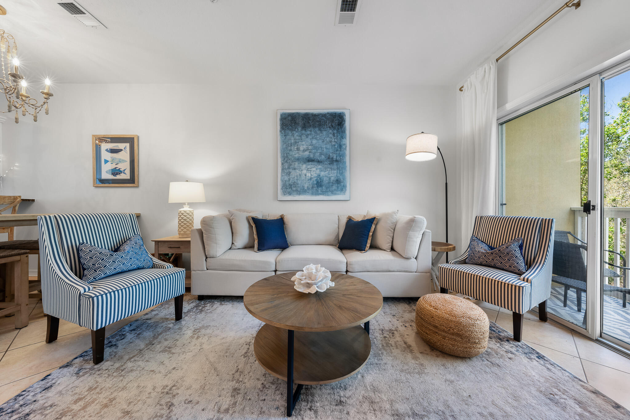 34 Heron's Watch Way, Unit 7205 Santa Rosa Beach, FL 32459 - Photo 13 of 49 a living room with furniture a rug and a large window