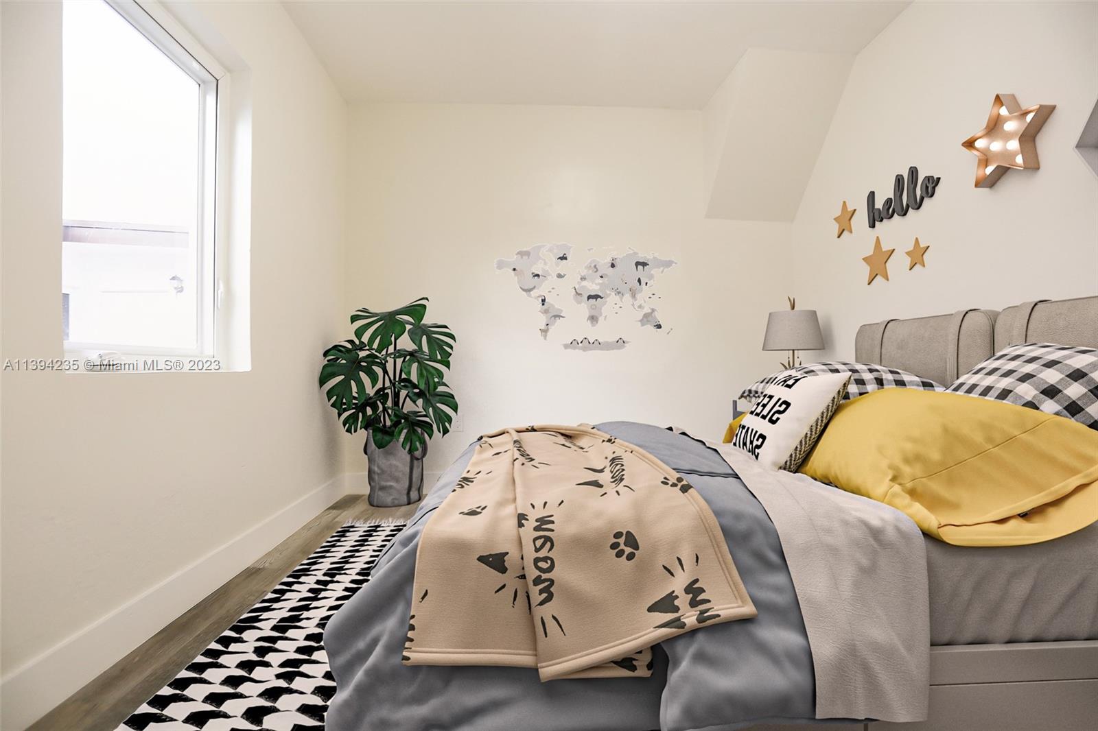 5410 Southwest 4th Street Miami, FL 33134 - Photo 15 of 23 a bedroom with a bed and a window