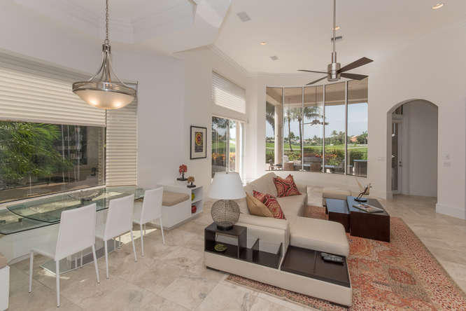 6459 Enclave Way Boca Raton, FL 33496 - Photo 14 of 36 Family Room & Breakfast Bar
