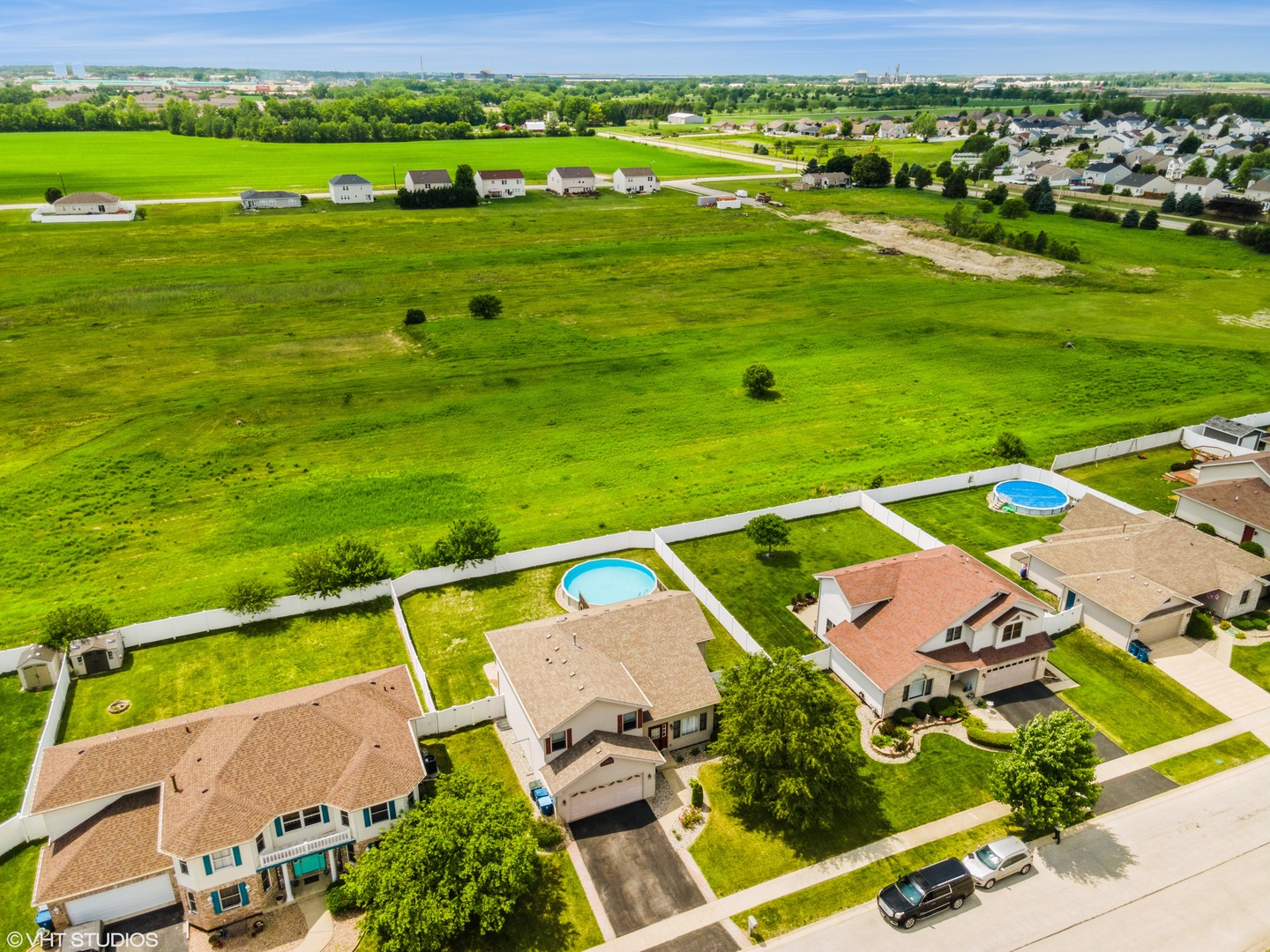 2033 Willow Brook Drive Bourbonnais, IL 60914 - Photo 20 of 24 an aerial view of tennis court