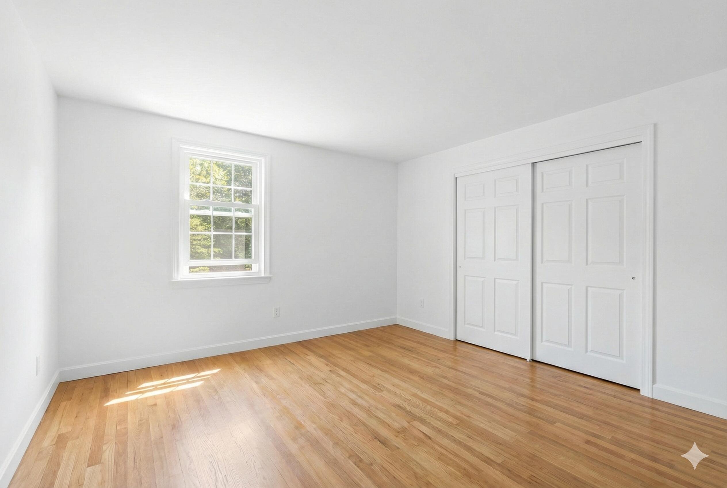 300 Falmouth Road, Unit 20C Mashpee, MA 02649 - Photo 22 of 38 an empty room with wooden floor and windows