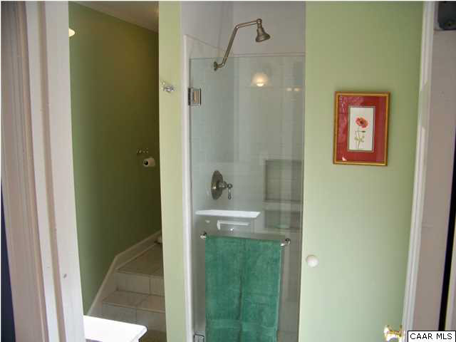 1312 Grove Road Charlottesville, VA 22901 - Photo 8 of 19 Remodeled Master Bath has walk-in tiled shower, marble floors, & all new fixtures & vanity.