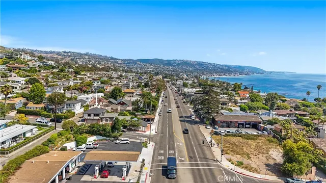 an aerial view of multiple houses