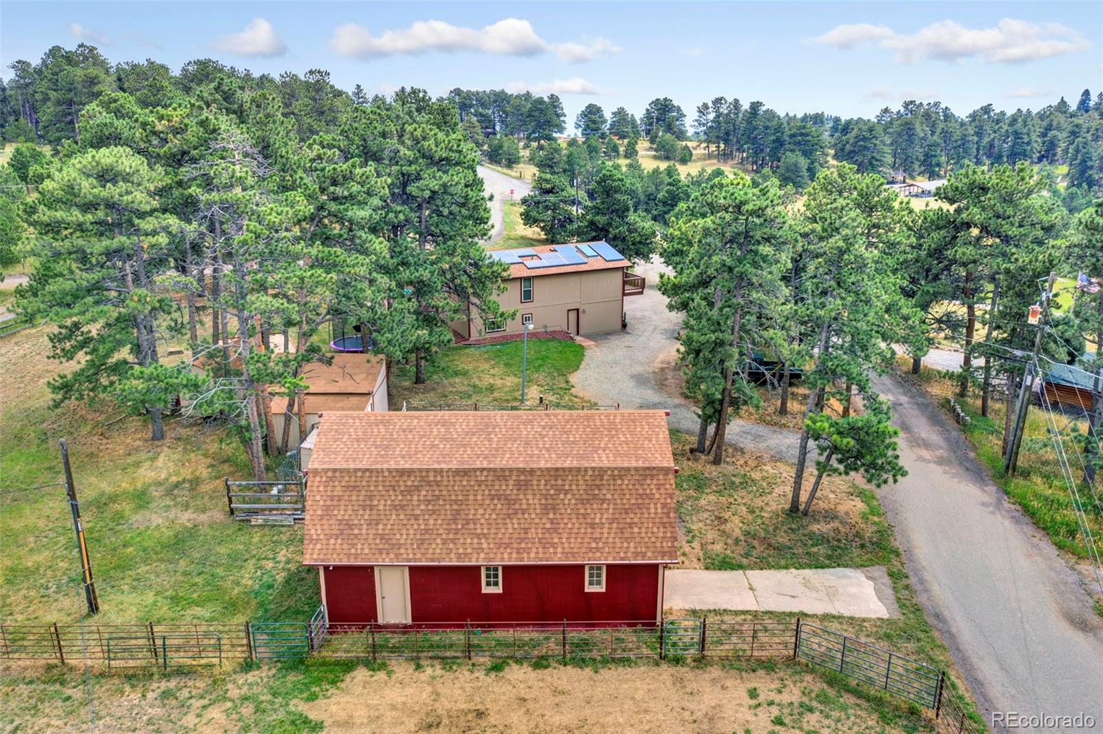 651 Lindsey Road Golden, CO 80401 - Photo 37 of 40 an aerial view of a house with a yard