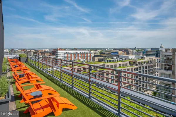 a view of outdoor space with seating