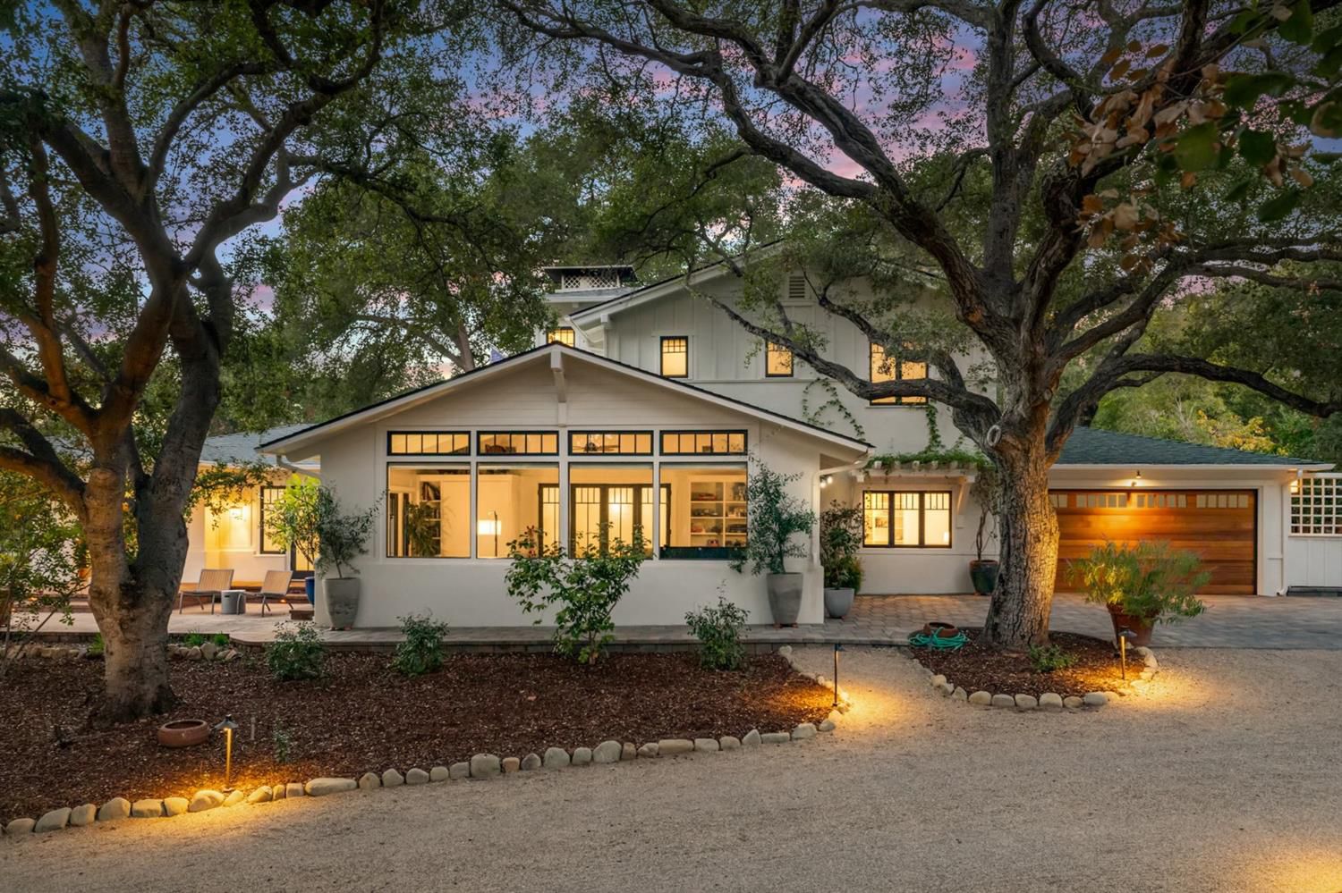 810 El Toro Road Ojai, CA 93023 - Photo 2 of 50 a front view of a house with a yard and outdoor seating