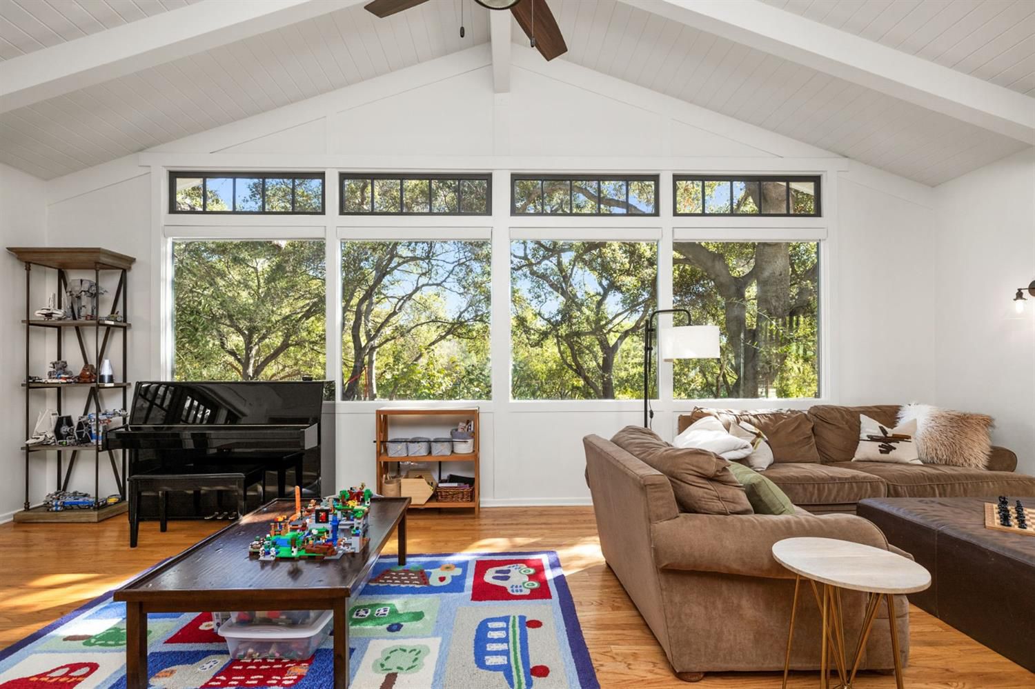 810 El Toro Road Ojai, CA 93023 - Photo 3 of 50 a living room with furniture and a floor to ceiling window