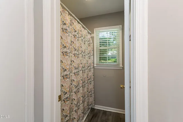 a view of bathroom with shower