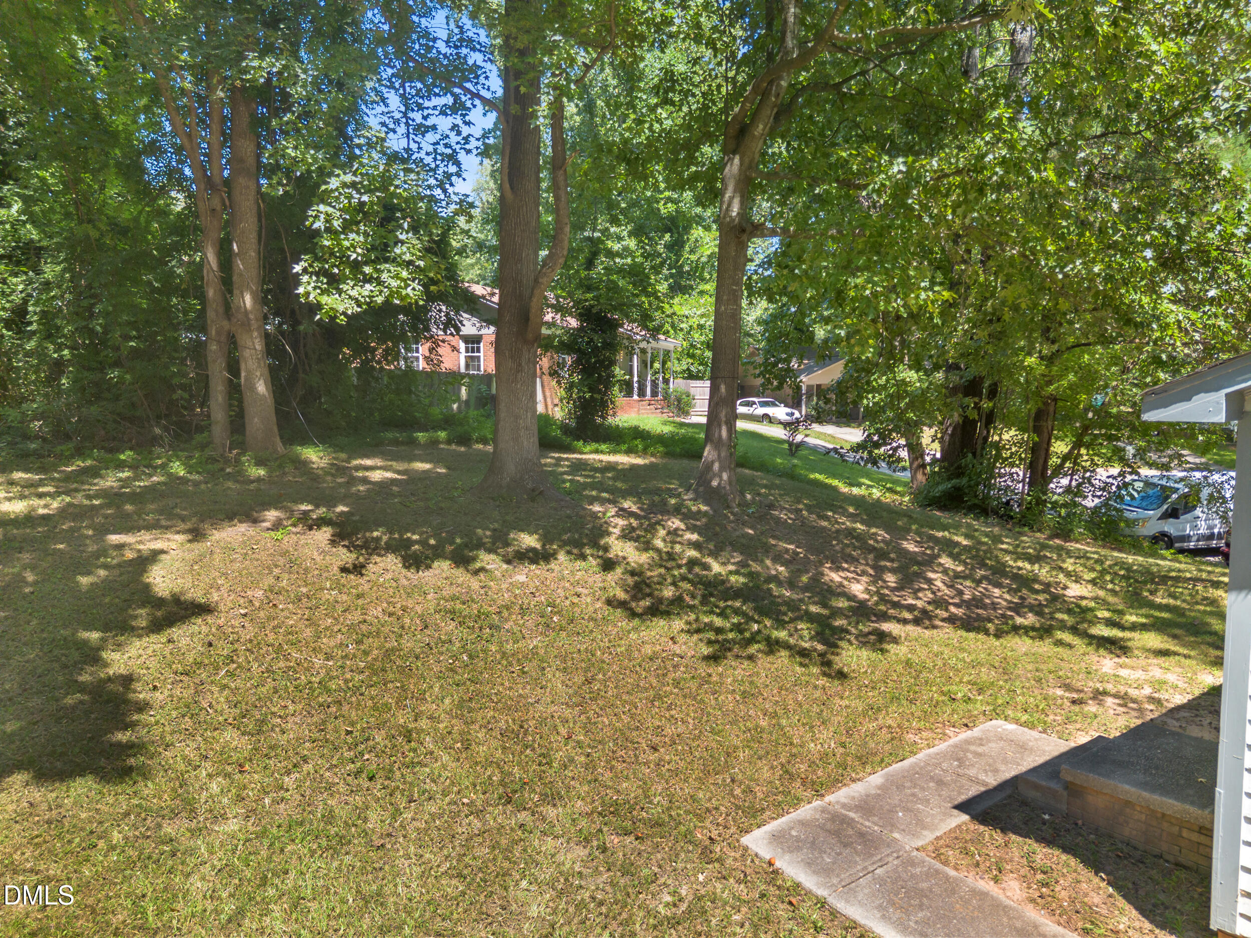 2400 Keith Drive Raleigh, NC 27610 - Photo 30 of 35 a view of a yard with trees
