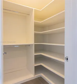 a view of a lake with a city view