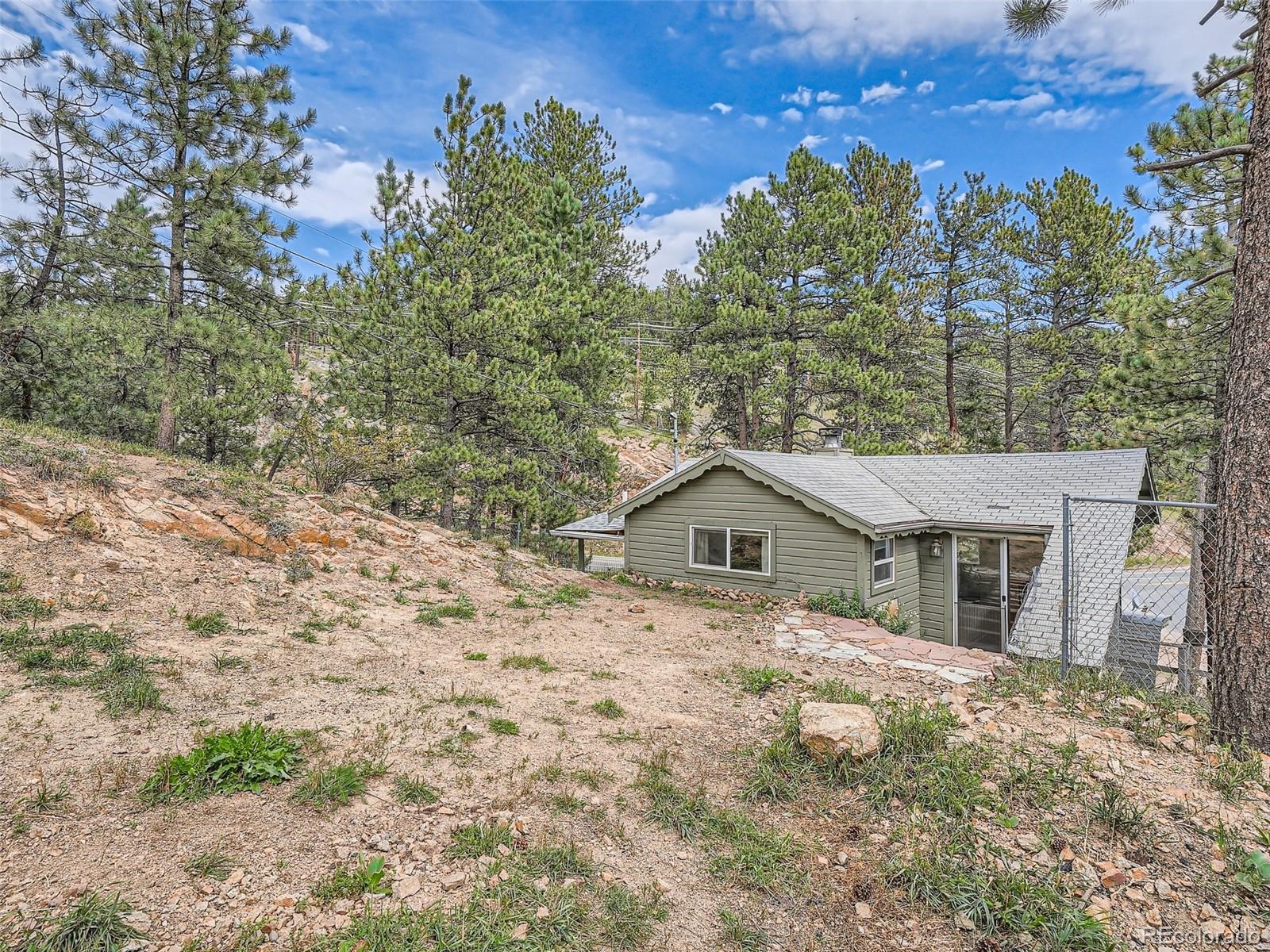 11799 Ranch Elsie Road Golden, CO 80403 - Photo 25 of 28 a house with trees in the background