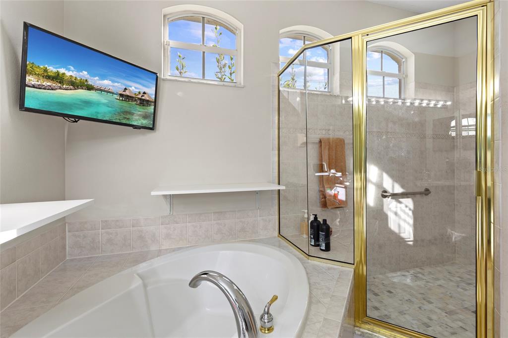 11011 Water Lily Way Lakewood Ranch, FL 34202 - Photo 11 of 24 a bathroom with a bathtub and a shower