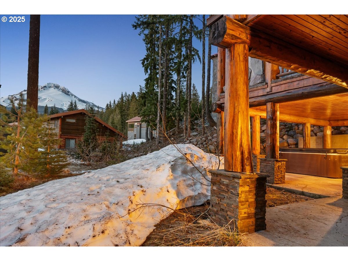 30930 Tyrolean Lane Government Camp, OR 97028 - Photo 31 of 42 a view of a backyard of the house