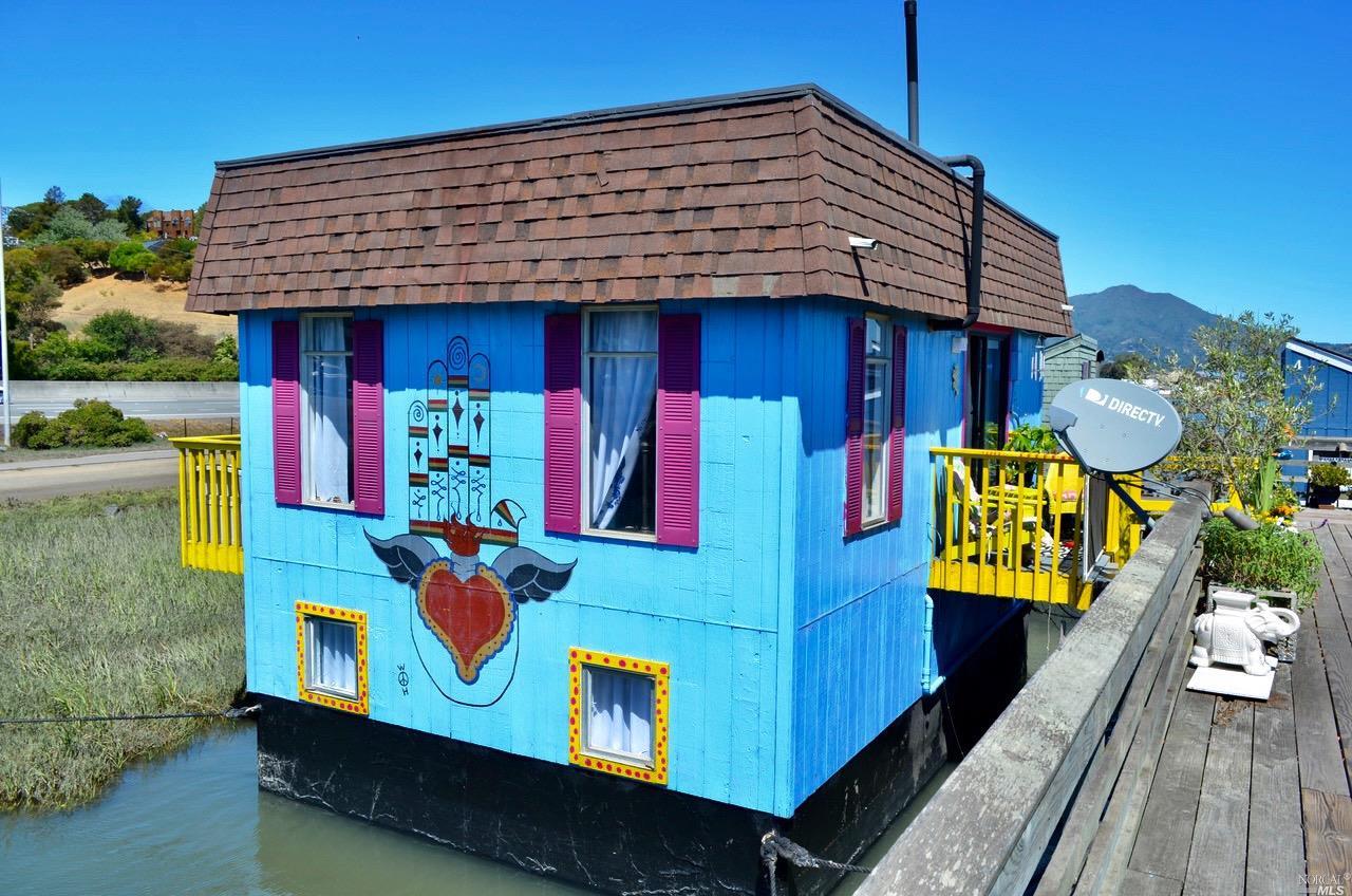 a front view of a house with balcony