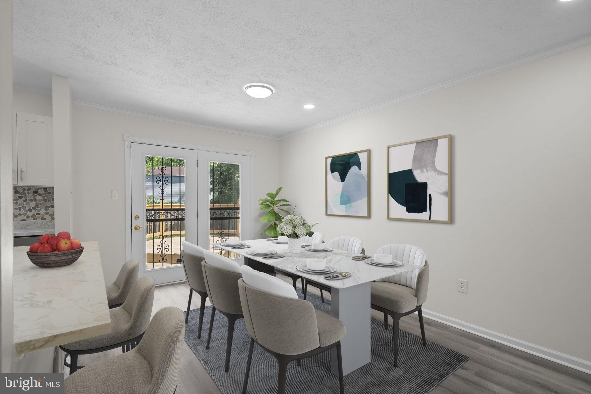 6208 Teaberry Way Clinton, MD 20735 - Photo 14 of 59 Virtually Staged Dining Room