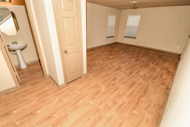 wooden floor in an empty room