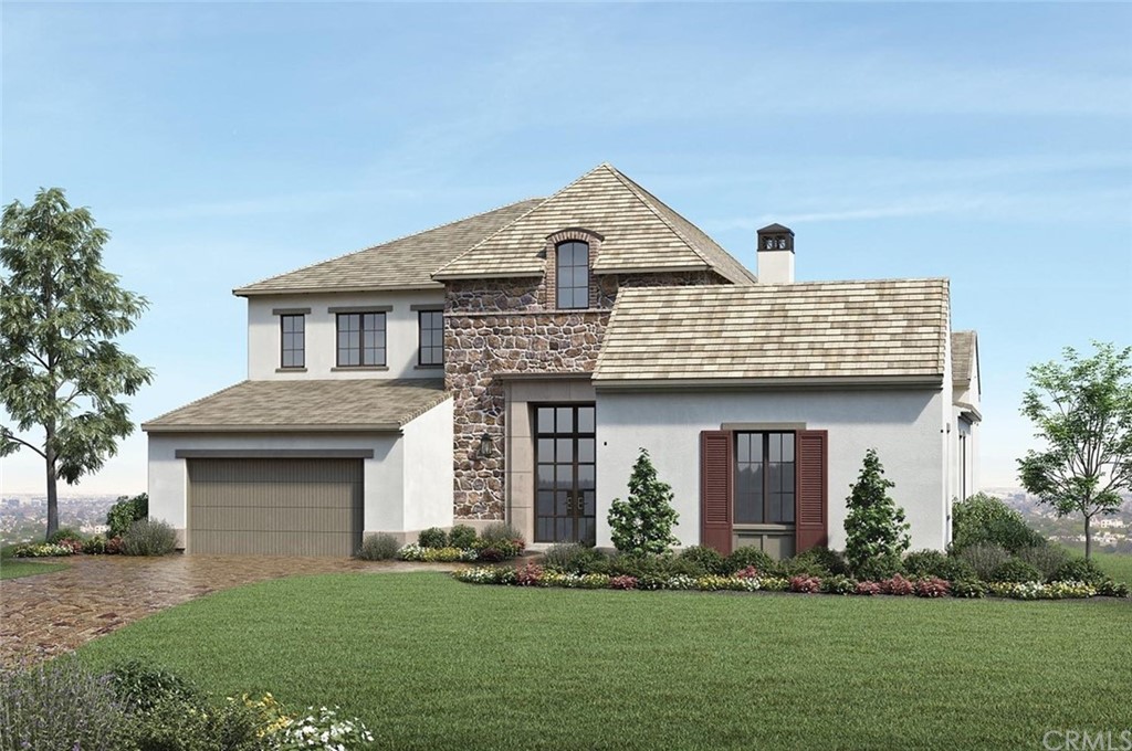 7 Phillips Ranch Road Rolling Hills Estates, CA 90274 - Photo 1 of 1 Front Elevation: Sunningdale European Ranch. Photo of artist rendering not actual home.