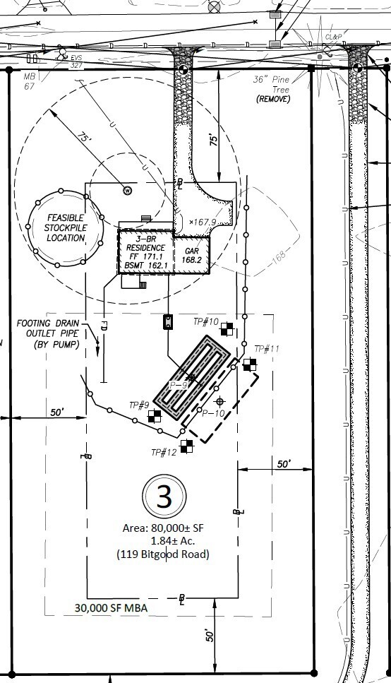 119 Bitgood Road Griswold, CT 06351 - Photo 29 of 29 a black and white photo of a outdoor space