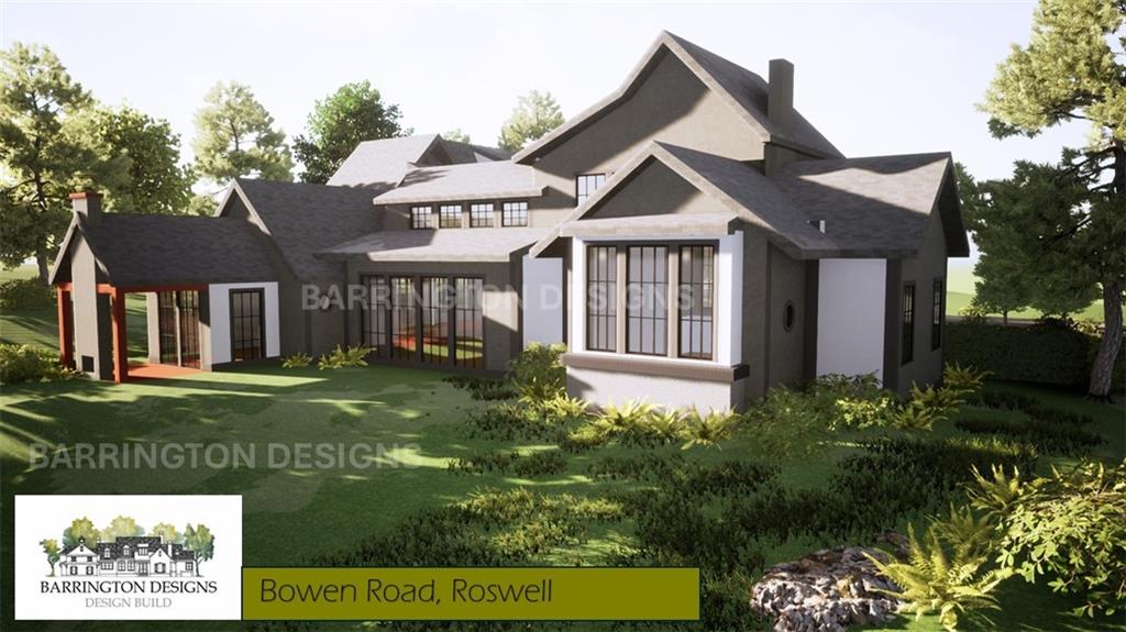 11115 Bowen Road Roswell, GA 30075 - Photo 7 of 12 a front view of a house with a yard