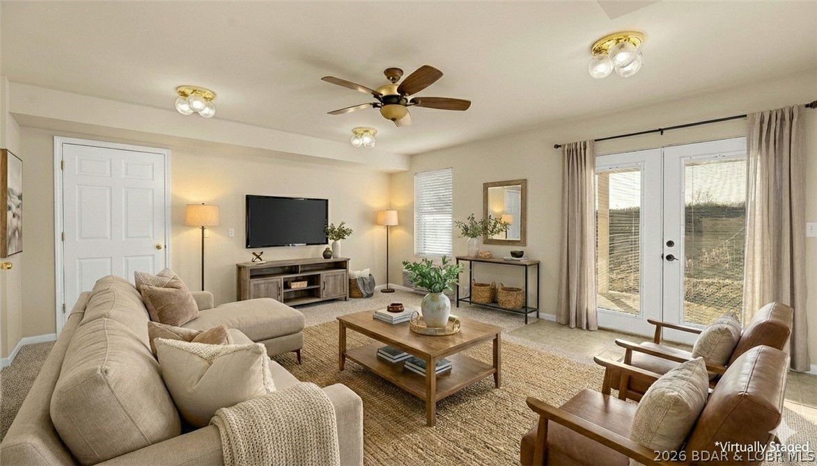 46 Watkins Road Camdenton, MO 65020 - Photo 39 of 60 Virtually staged MIL quarters downstairs