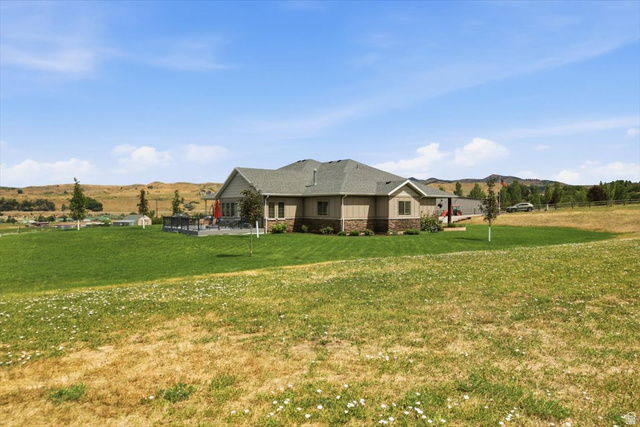 3123 East Riverdale Road Preston, ID 83263 - Photo 34 of 52 Ranch-style residence featuring a stone and siding exterior