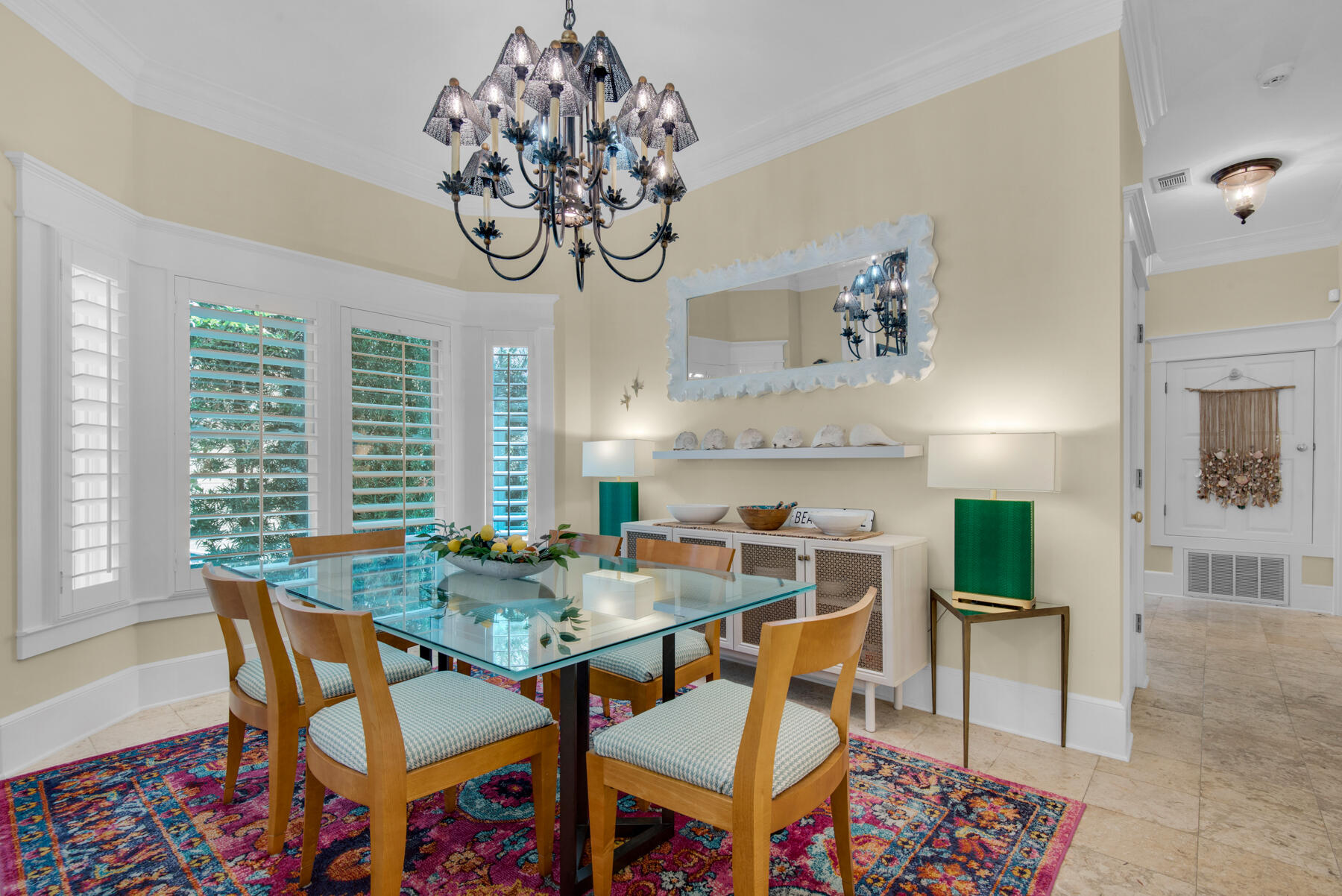 61 Rue Caribe Miramar Beach, FL 32550 - Photo 13 of 69 a view of a dining room with furniture window and wooden floor
