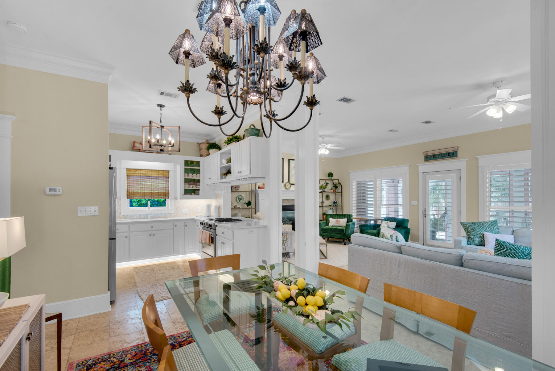 61 Rue Caribe Miramar Beach, FL 32550 - Photo 14 of 69 a living room with furniture and a large window