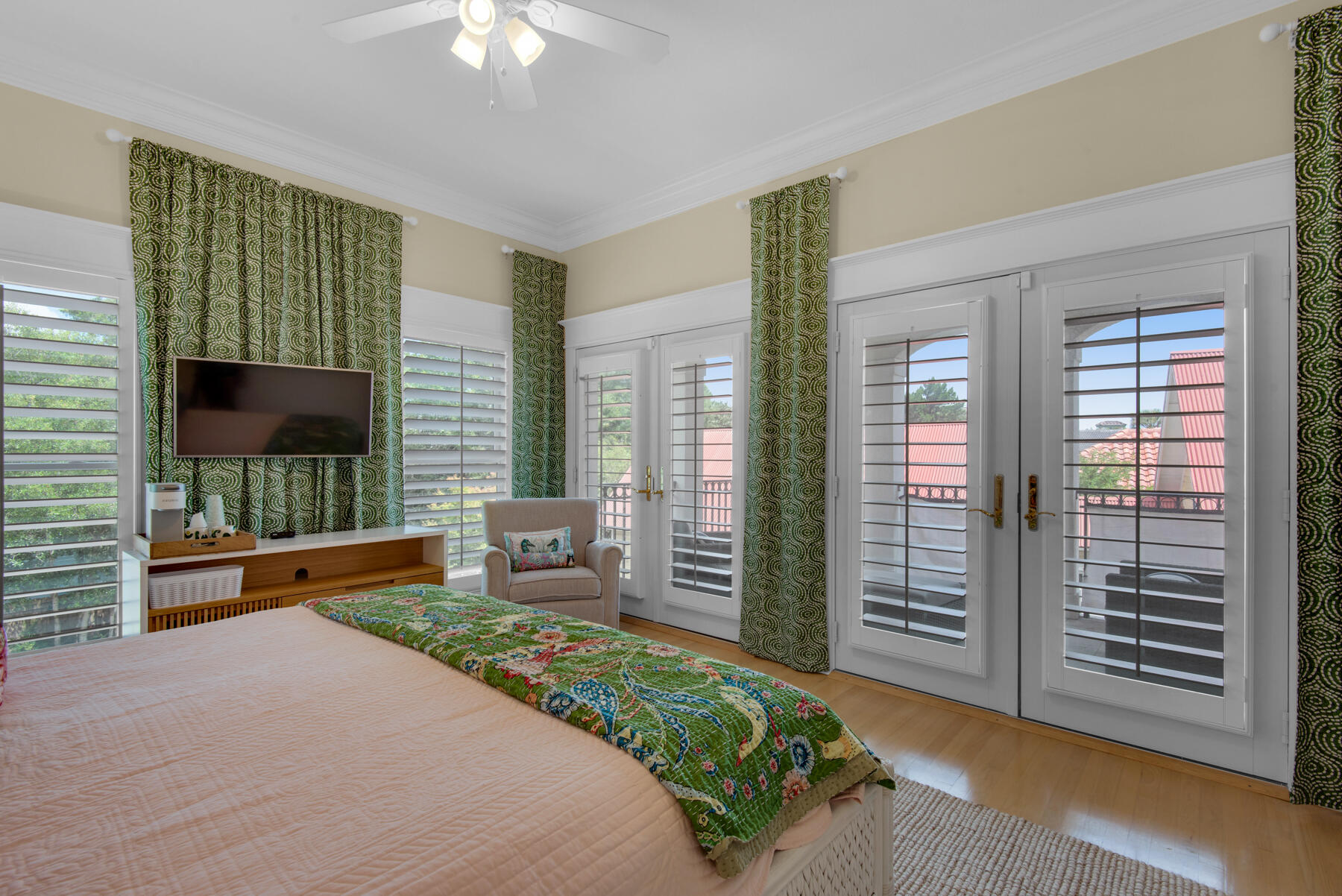 61 Rue Caribe Miramar Beach, FL 32550 - Photo 24 of 69 a bedroom with furniture and a flat screen tv
