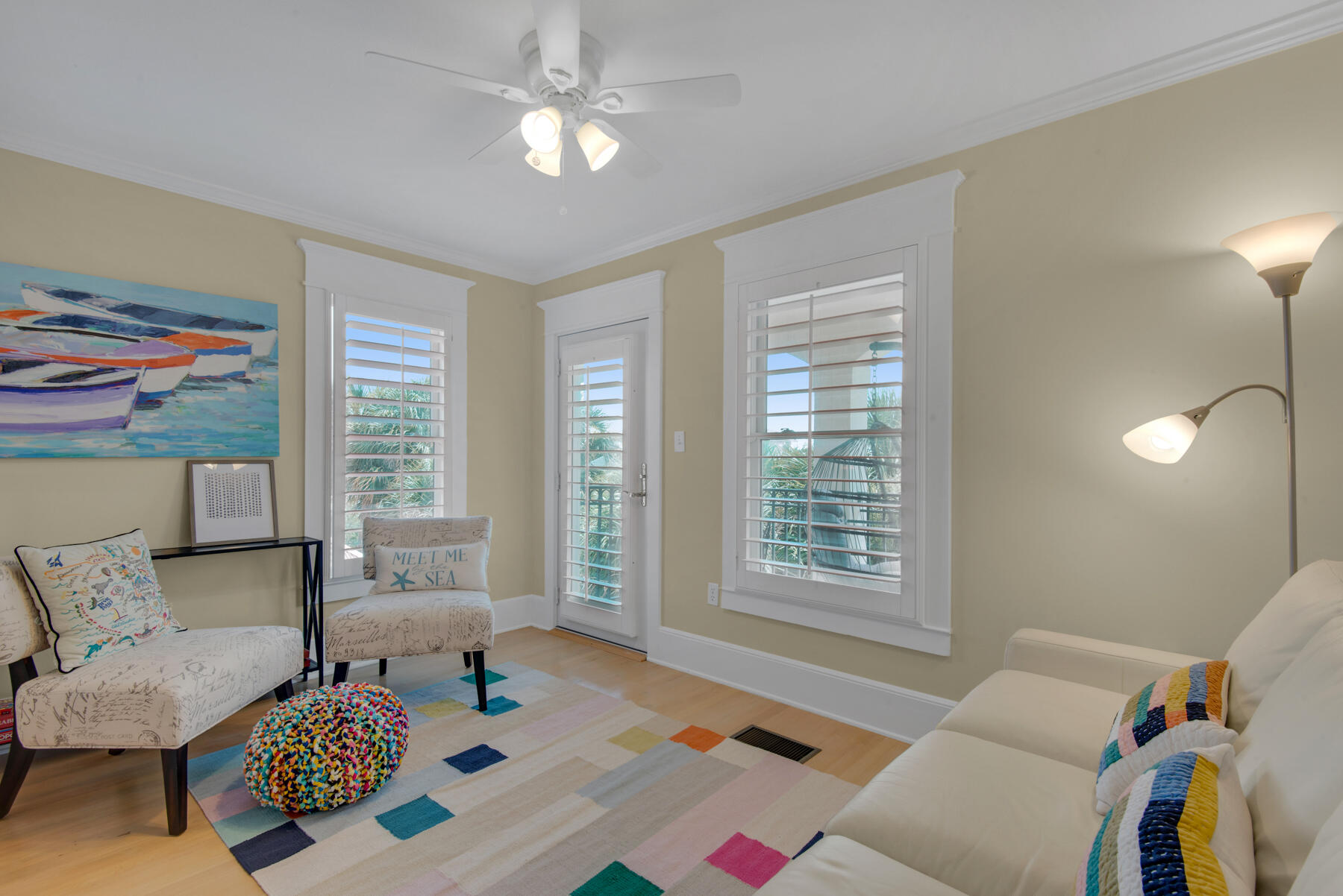 61 Rue Caribe Miramar Beach, FL 32550 - Photo 38 of 69 a living room with furniture and a large window