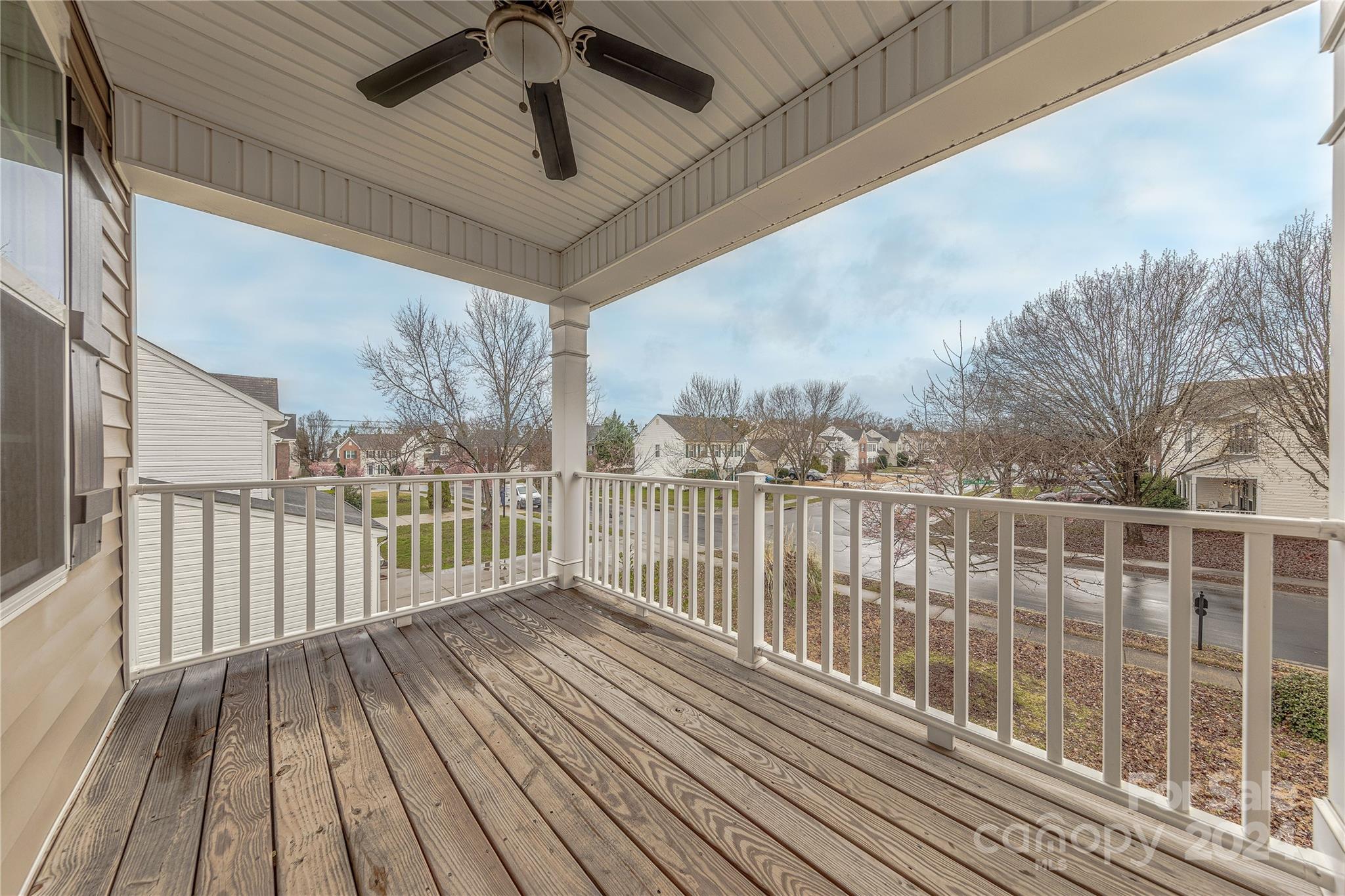 9604 Steele Meadow Road Charlotte, NC 28273 - Photo 38 of 46 a view of balcony with wooden floor