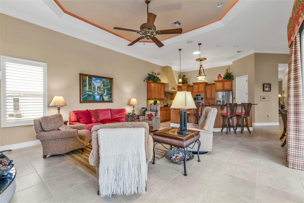 5021 Sable Key Circle Punta Gorda, FL 33955 - Photo 33 of 77 a living room with furniture and kitchen view