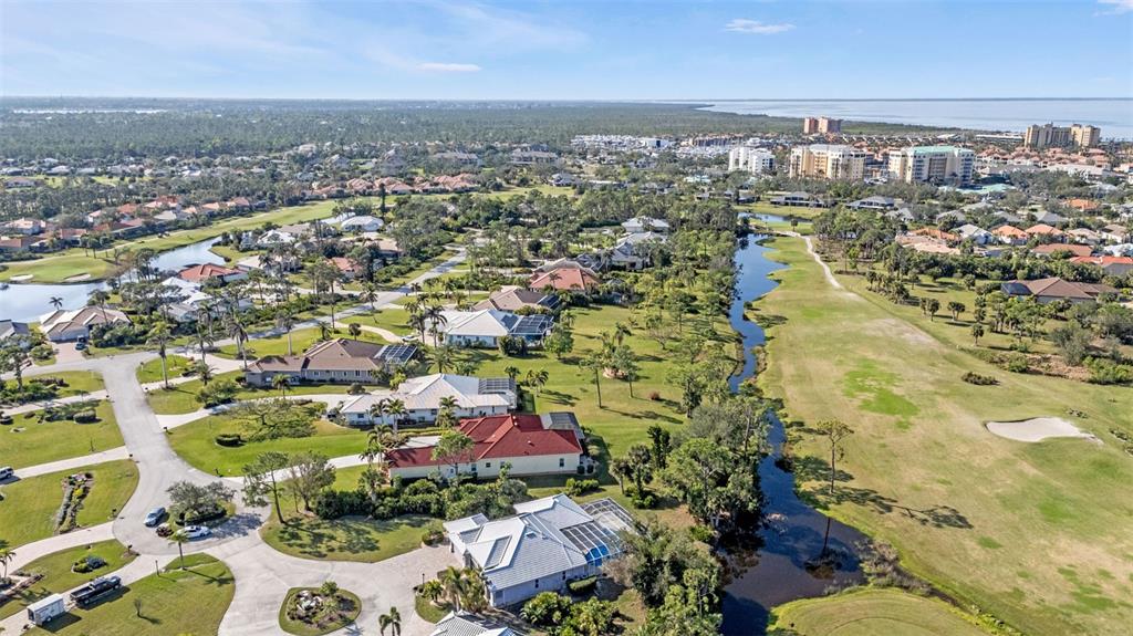5021 Sable Key Circle Punta Gorda, FL 33955 - Photo 74 of 77 an aerial view of residential houses with outdoor space