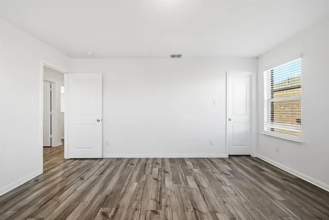 wooden floor in an empty room