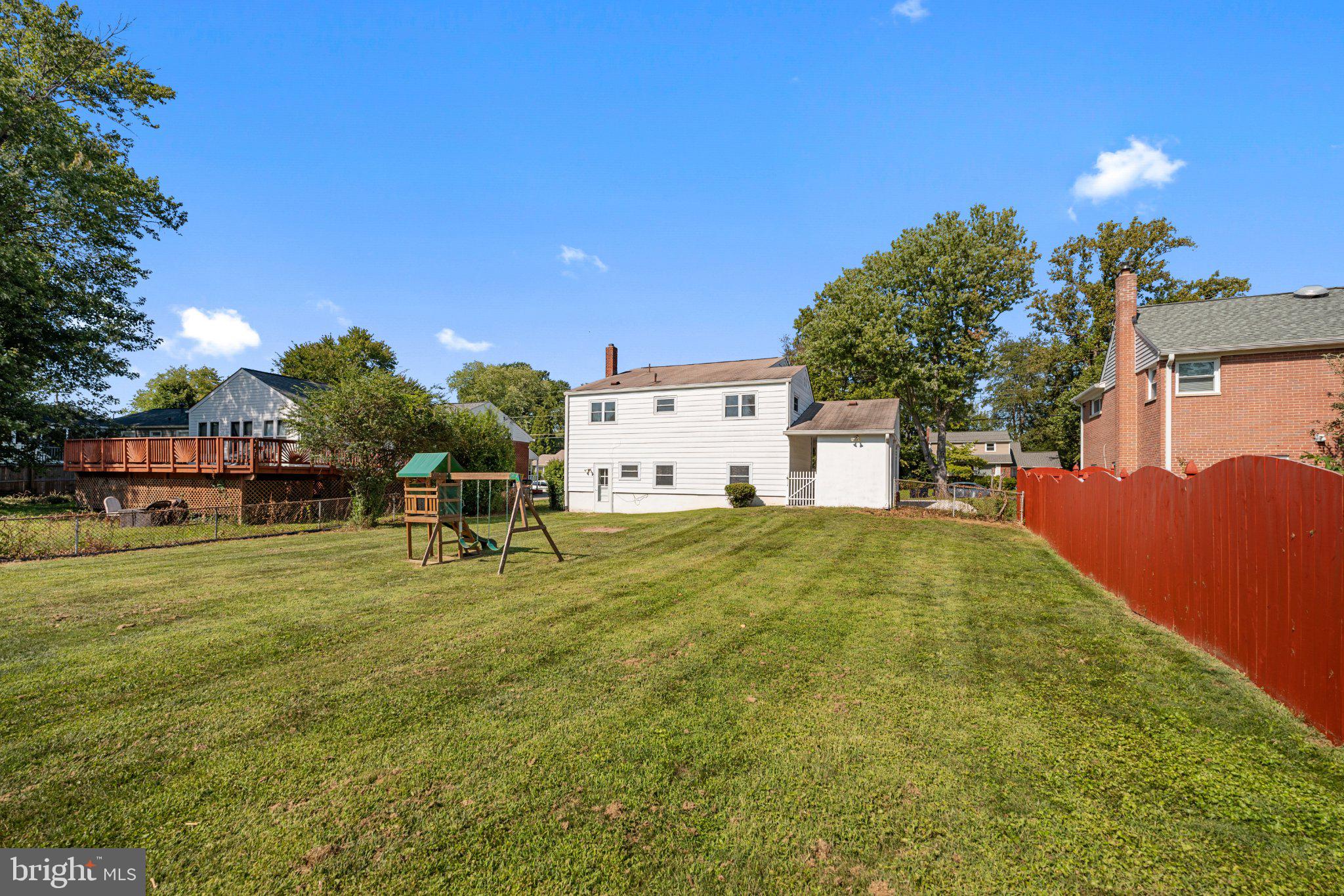 7214 Reservoir Road Springfield, VA 22150 - Photo 33 of 45 Expansive Fenced Backyard
