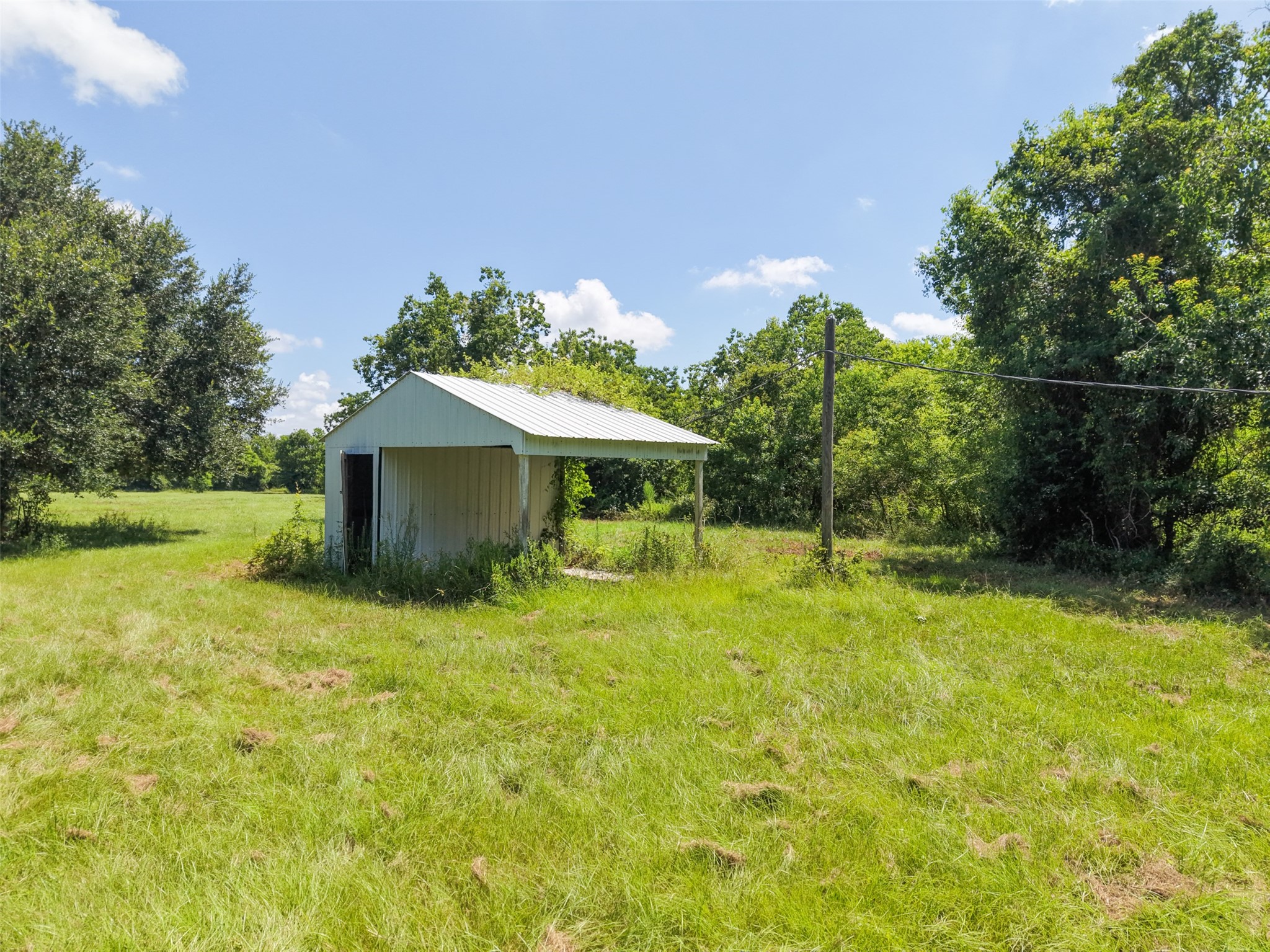 28619 Barry Lane Waller, TX 77484 - Photo 10 of 28 Existing storage building provides convenient space for lawn equipment, tools, and property maintenance needs.