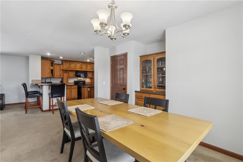 224 Toy Road Kittanning, PA 16201 - Photo 13 of 48 a view of a dining room with furniture and chandelier