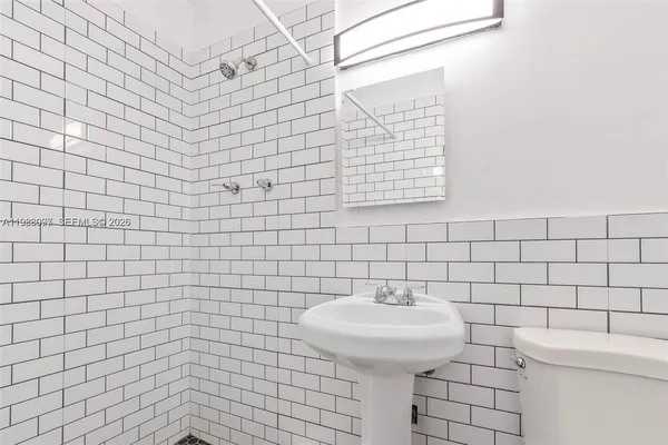 a bathroom with a sink