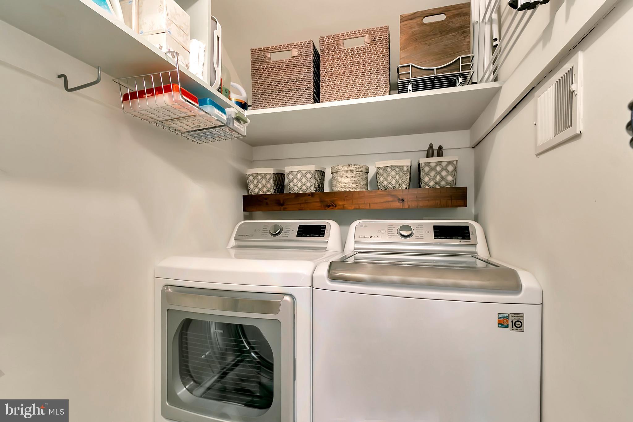 4 Hurst Road Wilmington, DE 19803 - Photo 27 of 32 Second Floor Laundry - Full Size Appliances