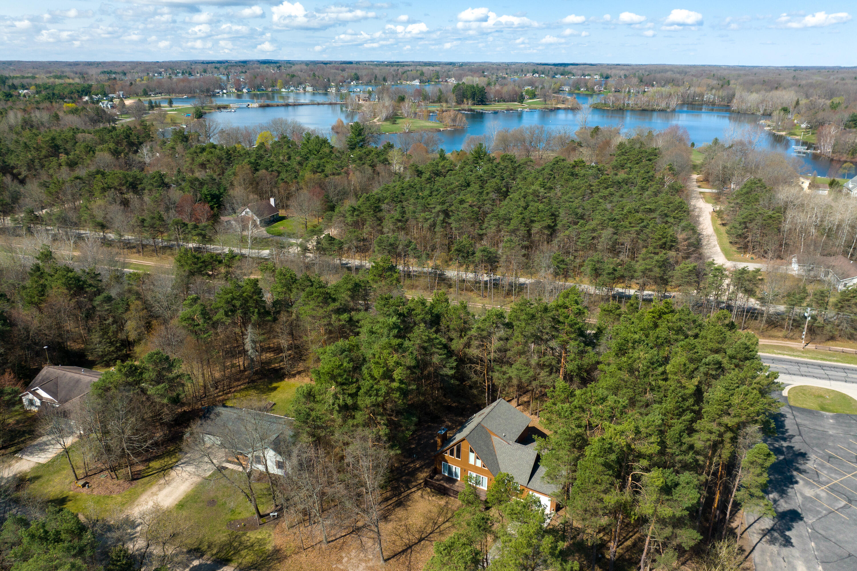 8201 Red Fox Road Canadian Lakes, MI 49346 - Photo 28 of 32 Aerial red fox