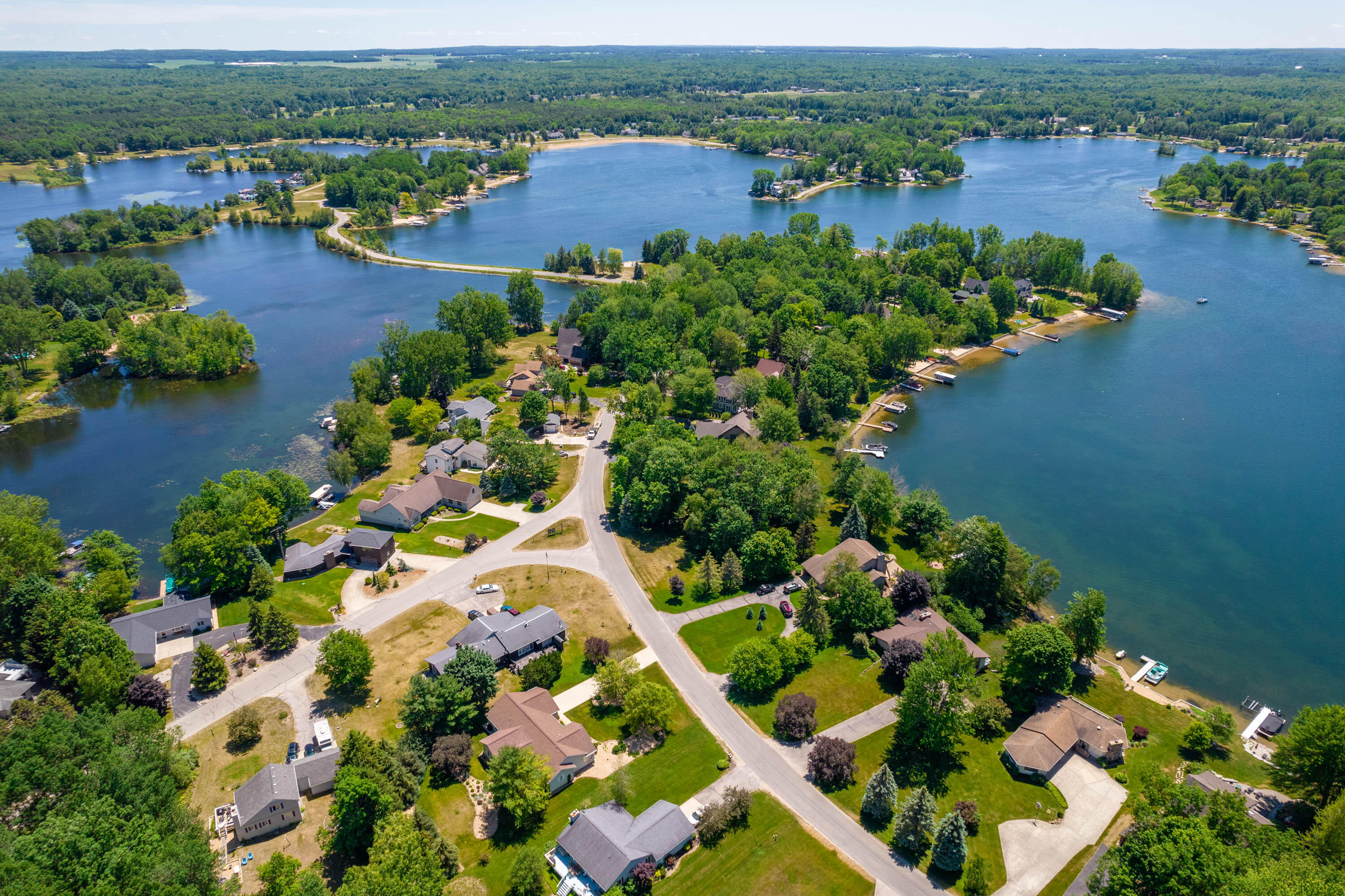 8201 Red Fox Road Canadian Lakes, MI 49346 - Photo 30 of 32 Aerial of CL