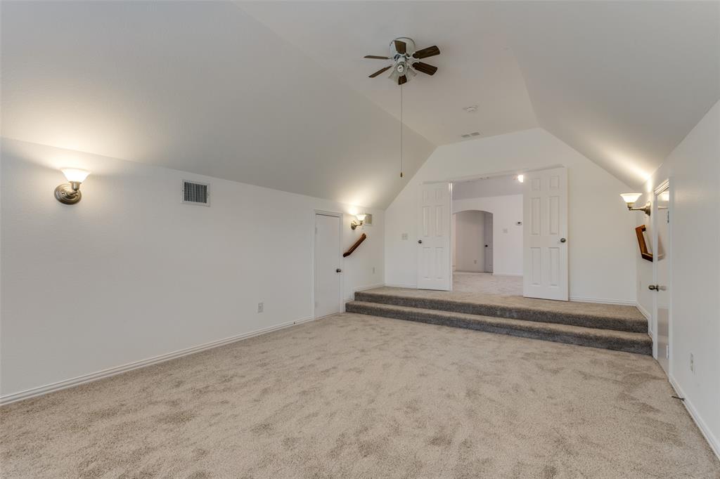 1818 Port Isabel Drive Allen, TX 75013 - Photo 27 of 38 an empty room with a projector and cabinet