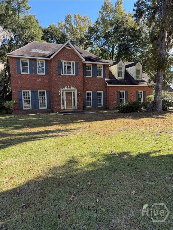 All brick home on a large corner lot