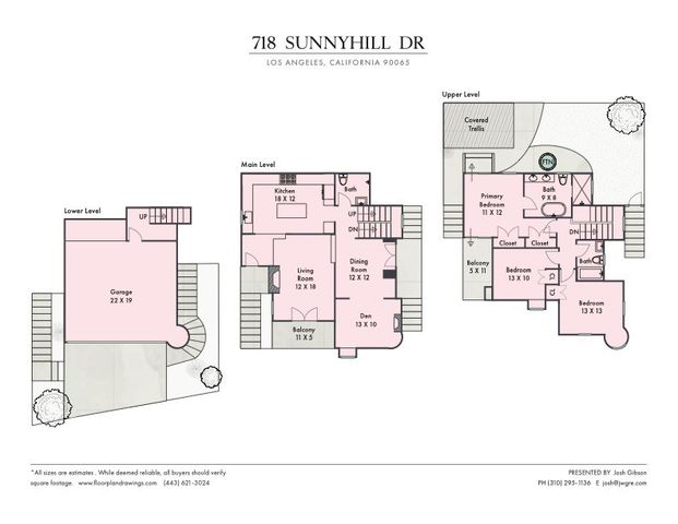 $1,625,000 | 718 Sunnyhill Drive, Los Angeles, CA 90065