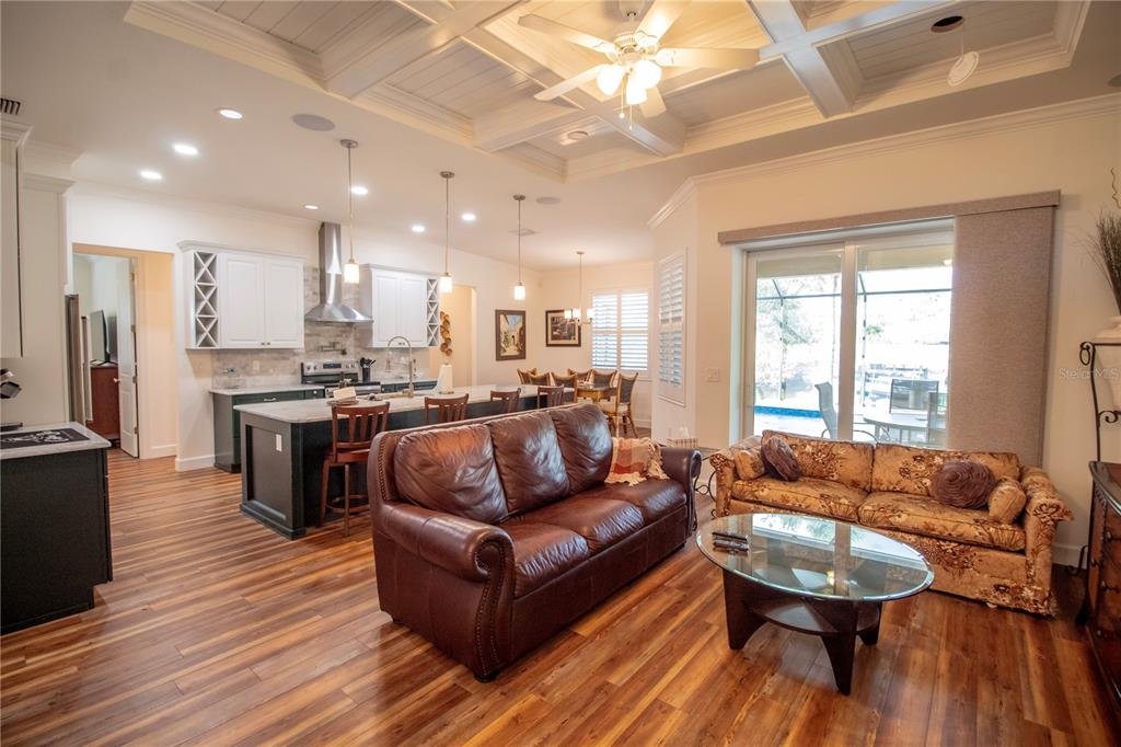 14056 Hydrangea Avenue Port Charlotte, FL 33953 - Photo 38 of 73 a living room with furniture and a large window