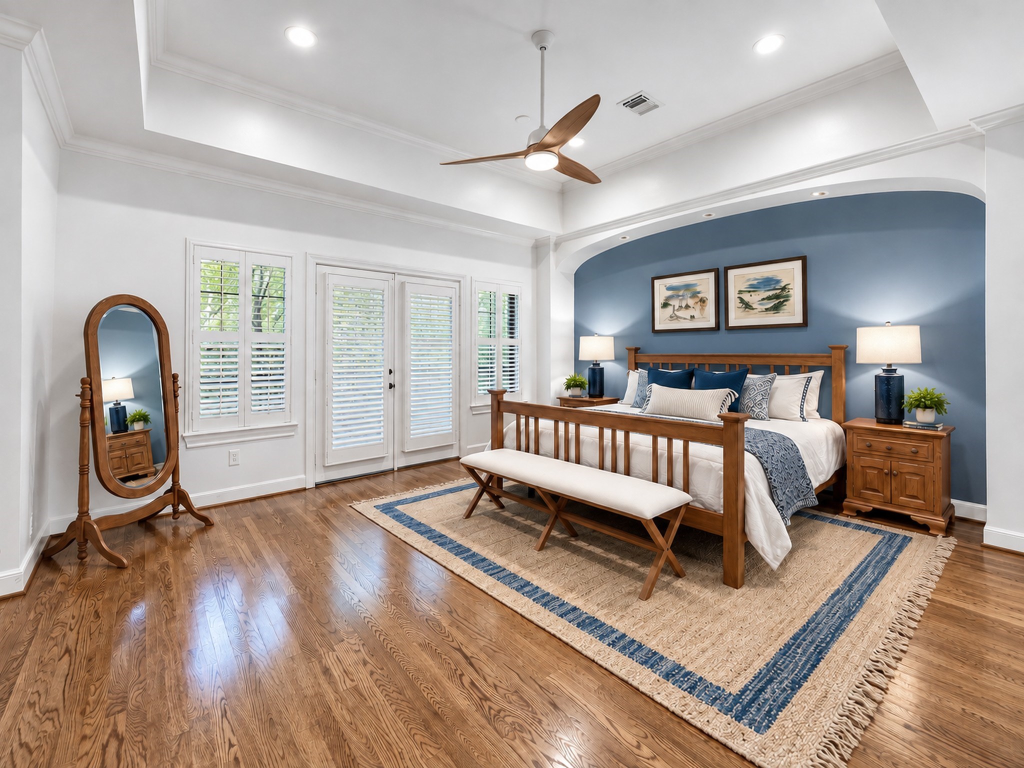 54 Riva Row The Woodlands, TX 77380 - Photo 23 of 50 Exquisite and spacious primary bedroom.