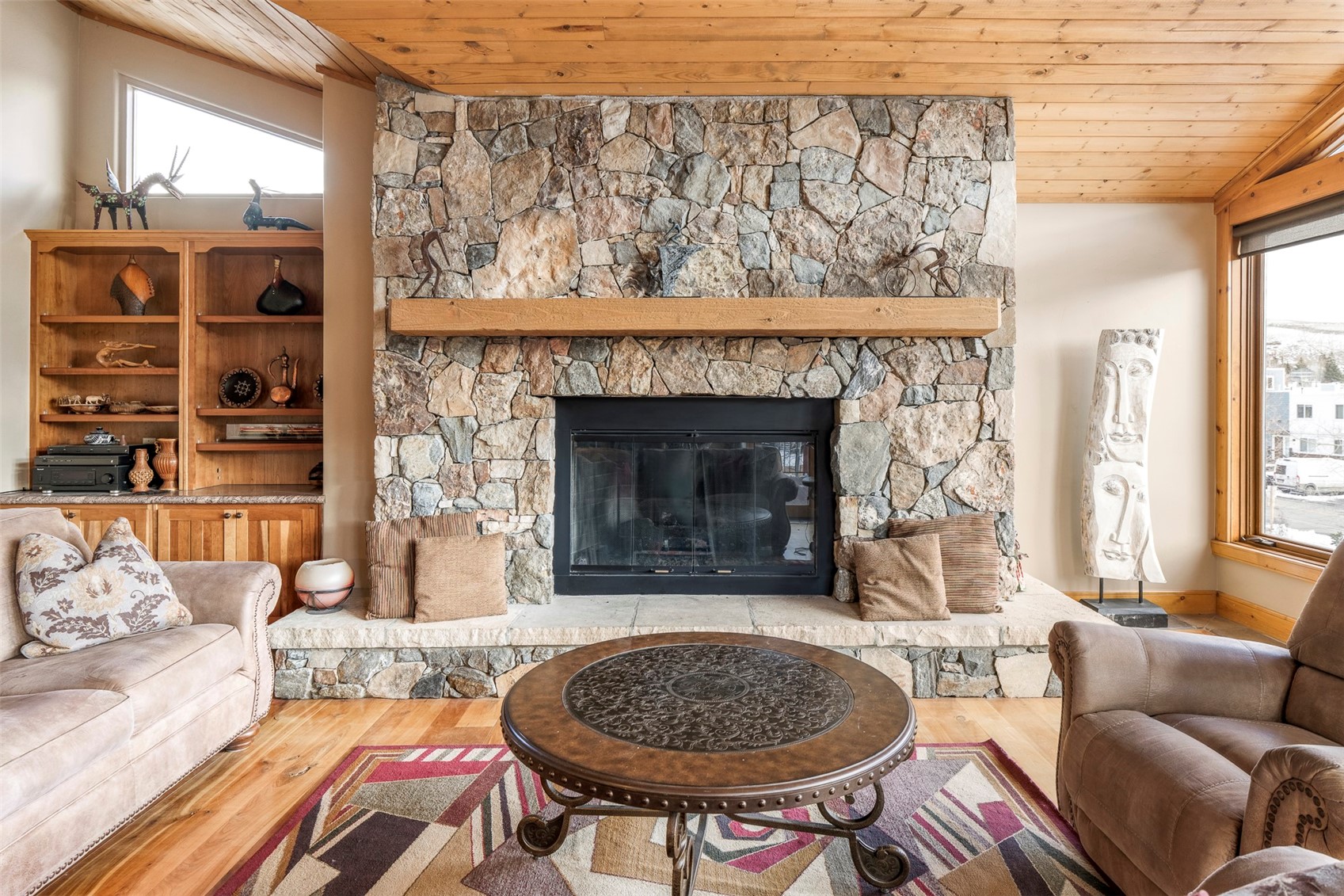145 Gold Run Circle Dillon, CO 80435 - Photo 17 of 46 Huge Stone Fireplace