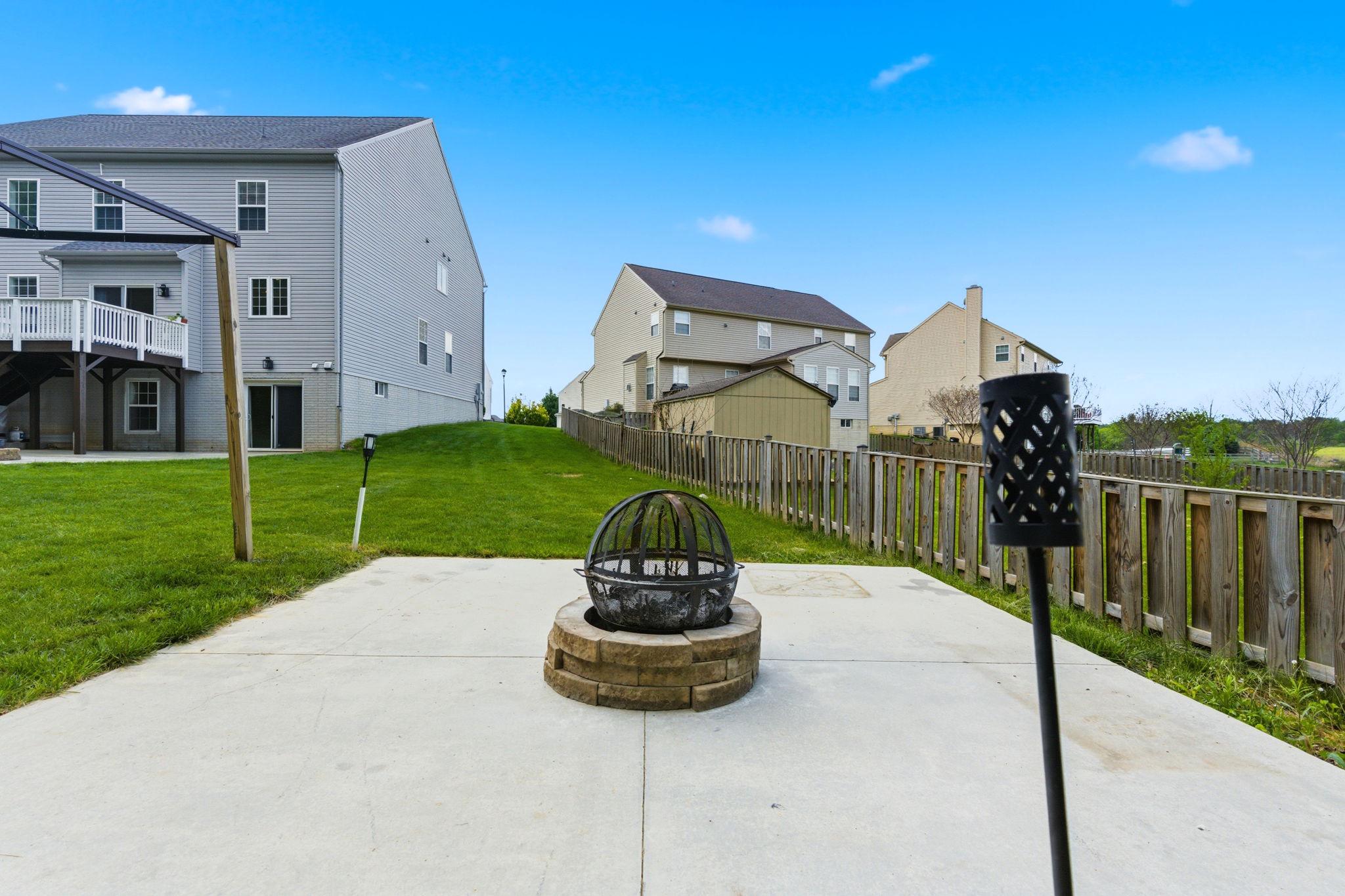 457 Hughs Road Charles Town, WV 25414 - Photo 63 of 73 Inviting backyard with fire pit charm.